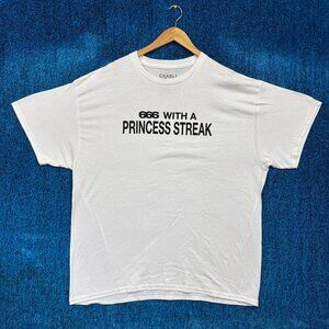 Charli XCX Princess With A Streak Popstar White T-Shirt Size 2X